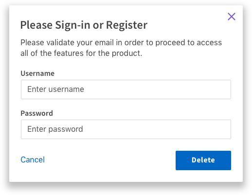 LUCI Dialog Form image